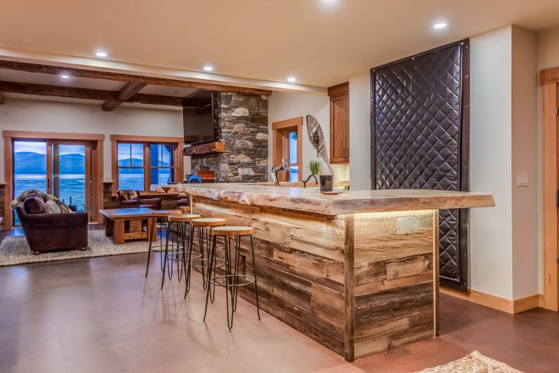 Rustic Wood Bar